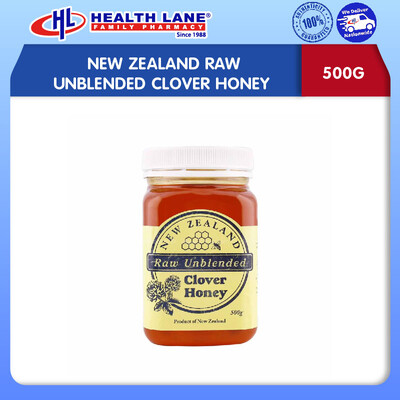NEW ZEALAND RAW UNBLENDED CLOVER HONEY (500G)